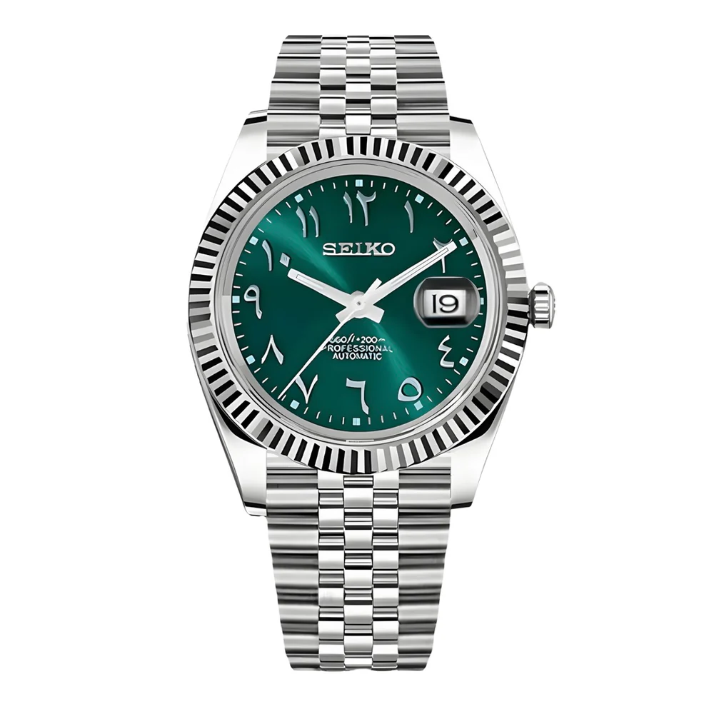 SEIKOJUST | GREEN ARABIC DIAL