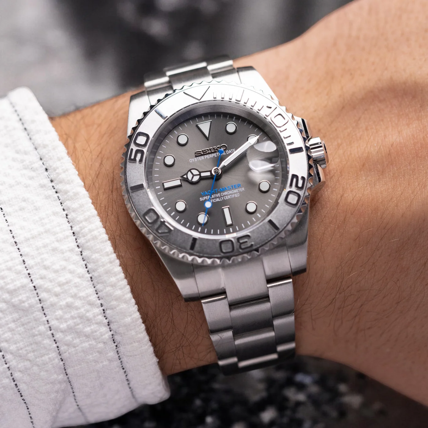 SEIKOYACHT | RHODIUM STEEL GREY