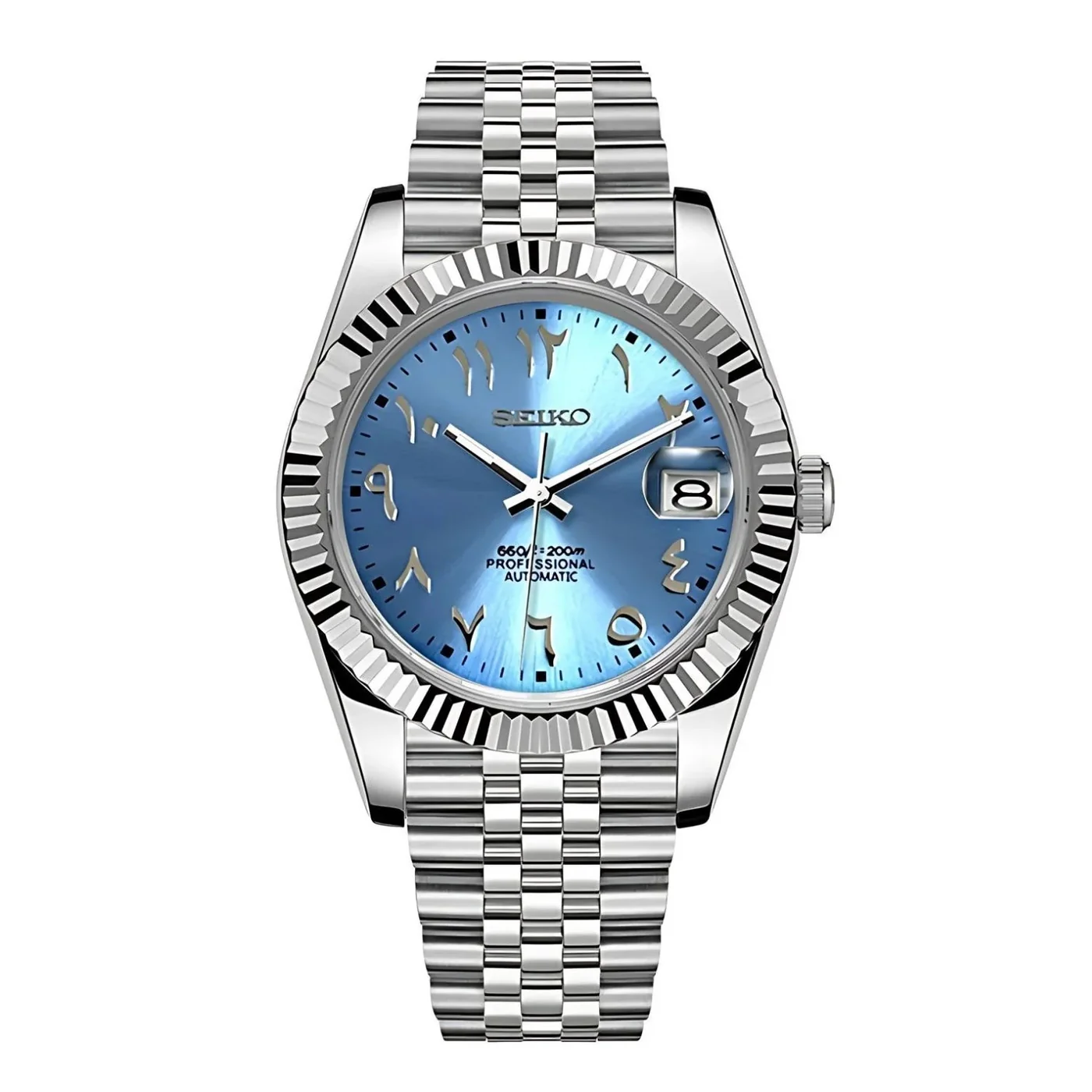 SEIKOJUST | ICE BLUE ARABIC DIAL