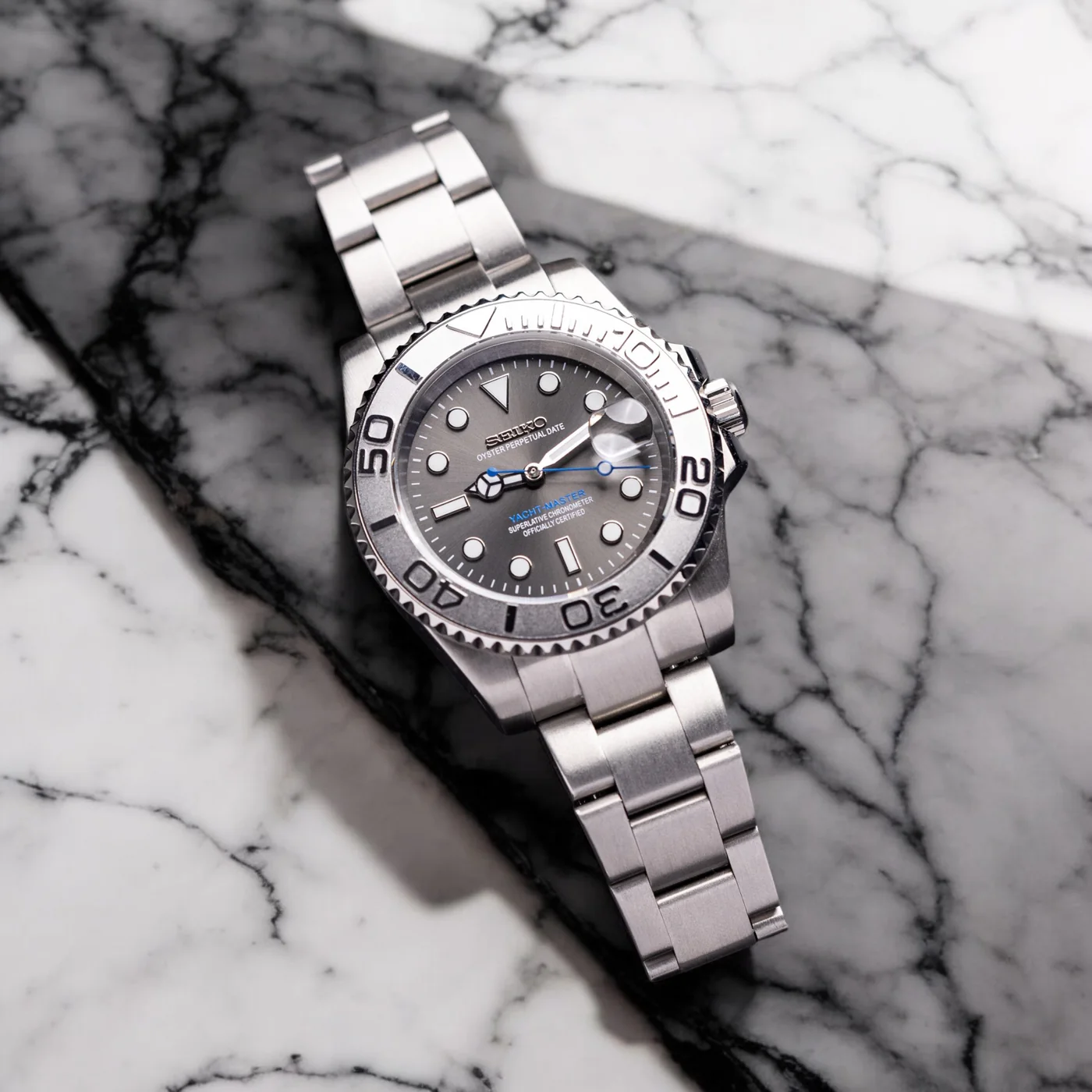 SEIKOYACHT | RHODIUM STEEL GREY