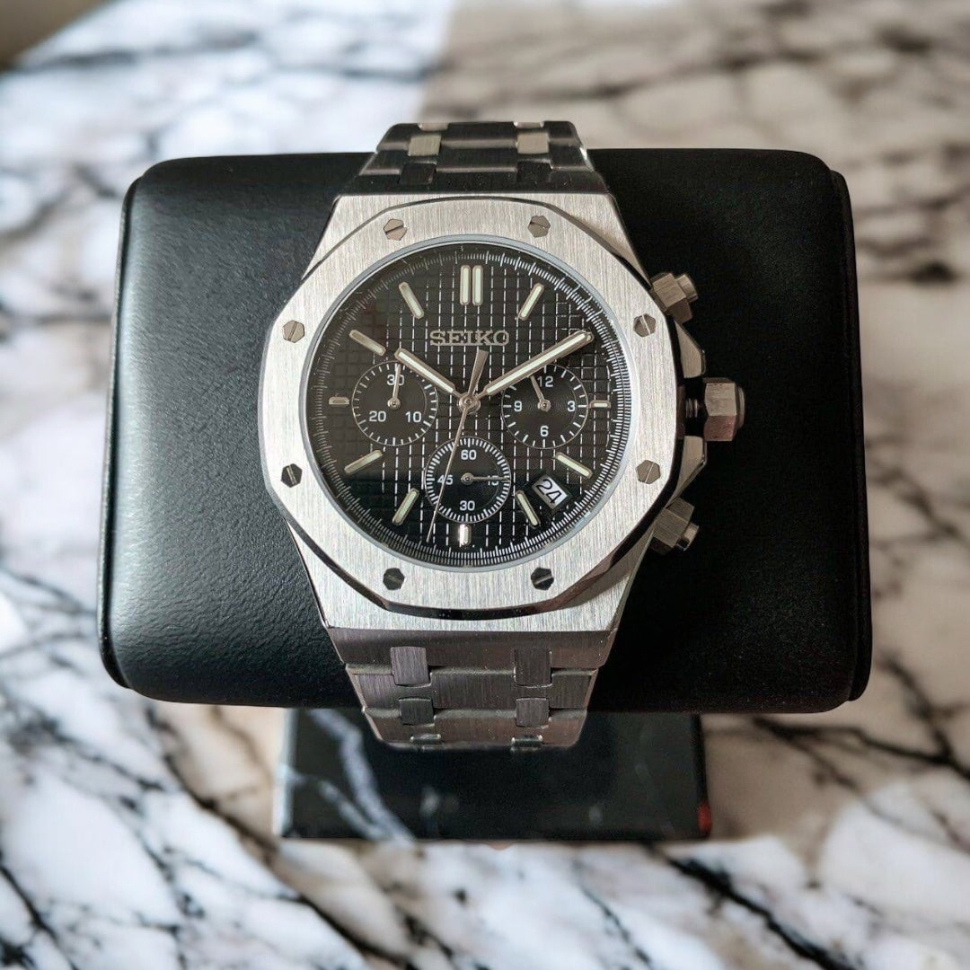 ROYAL SEIKOAK  | CHRONO BLACK
