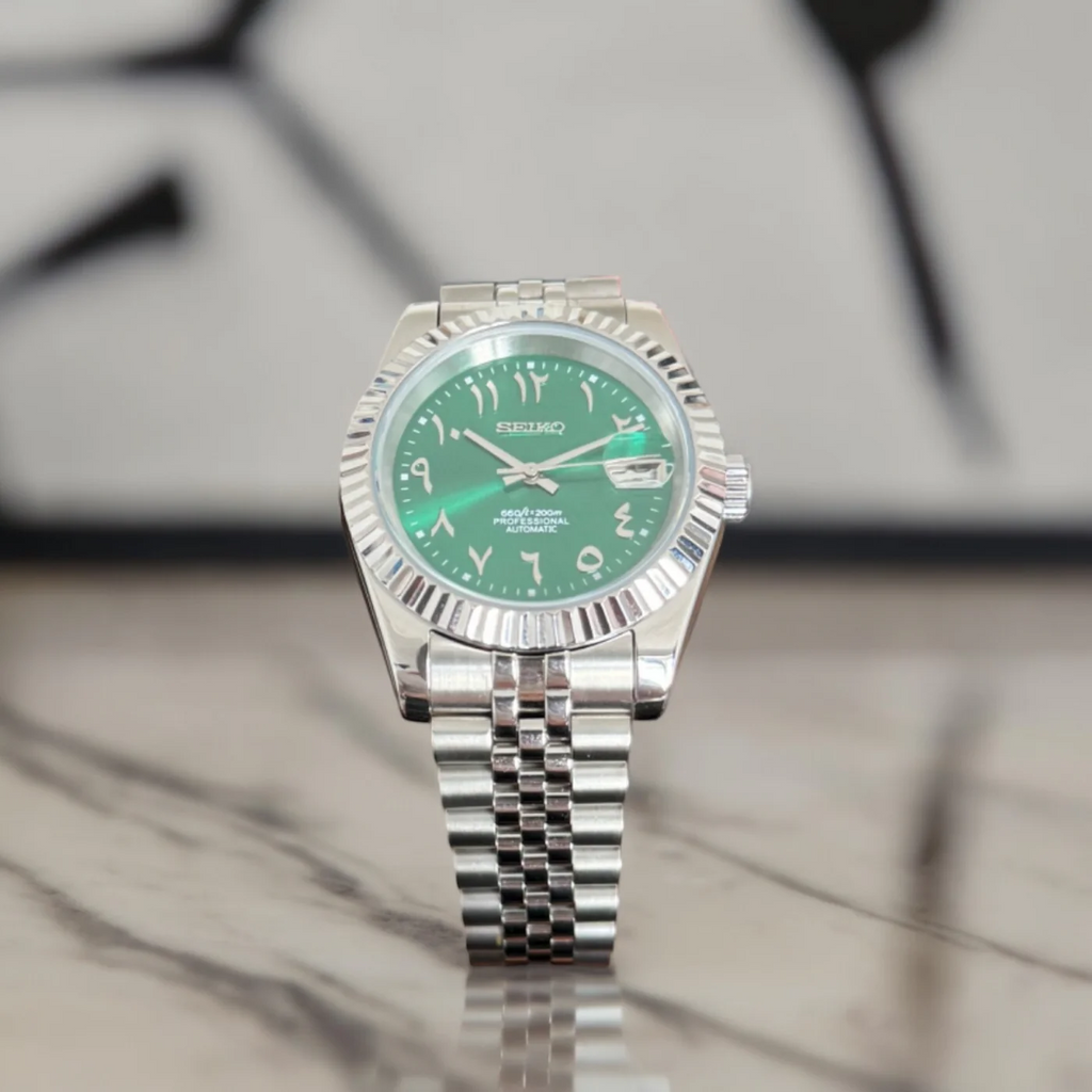 SEIKOJUST | GREEN ARABIC DIAL